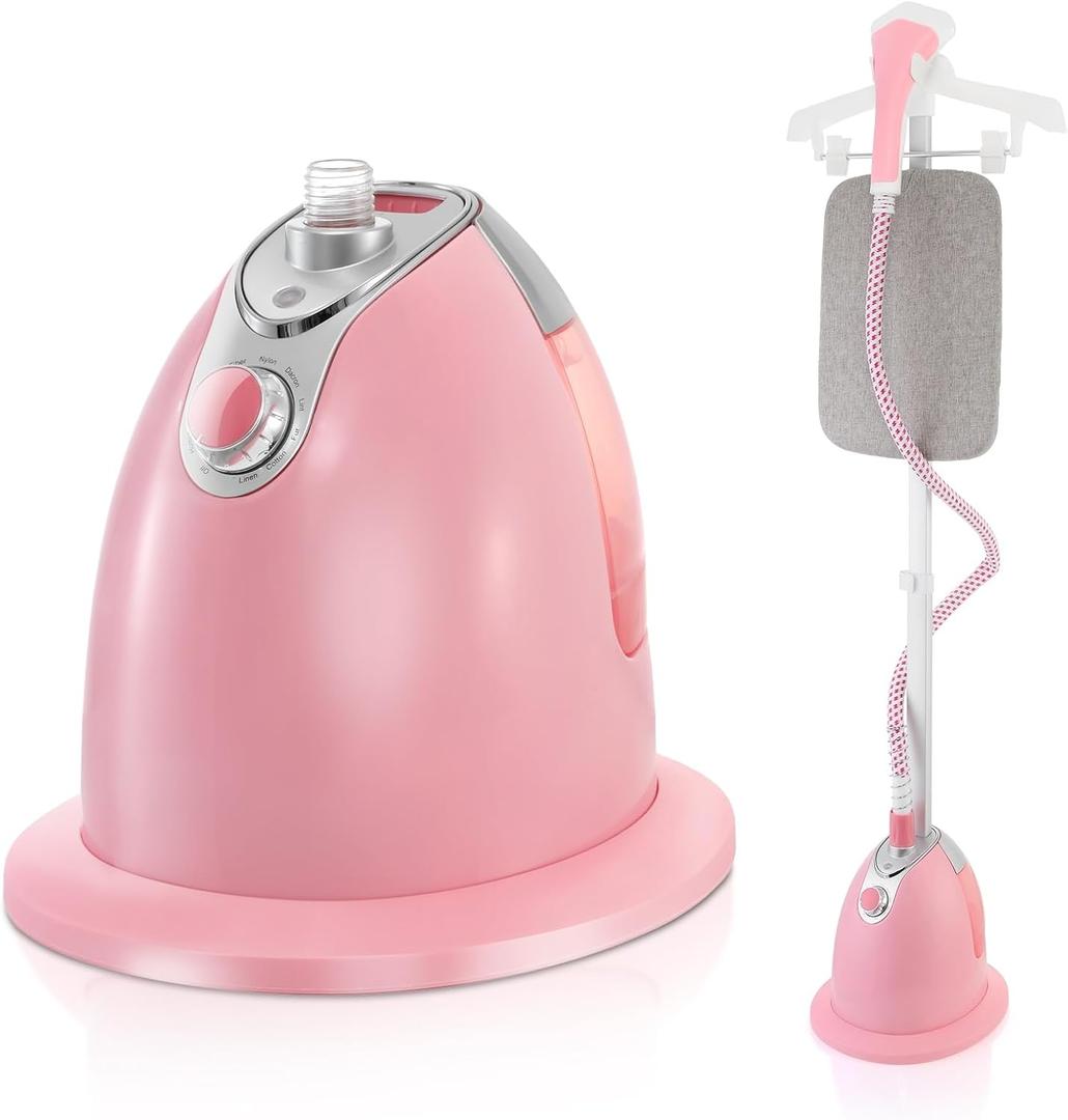 BEAMNOVA Steamer for Clothes Standing Garment Steamer Clothing Steam Iron with Ironing Board Wrinkle Remover 1.4L Water Container for 1 Hour Continuous Steaming, Fast Heats in 45s BEAMNOVA Steamer for Clothes Standing Garment Steamer Clothing Steam Iron with Ironing Board Wrinkle Remover 1.4L Water Container for 1 Hour Continuous Steaming, Fast Heats in 45s