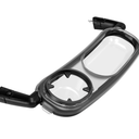 Snack Tray Fits for UPPAbaby Vista/Vista V2/Vista V3/Cruz/Cruz V2/ RumbleSeat/RumbleSeat V2, Stroller Tray with Cup Holder & Recessed Bowl, Dishwasher Safe, Quick Attachment, Folds with Stroller, Grey