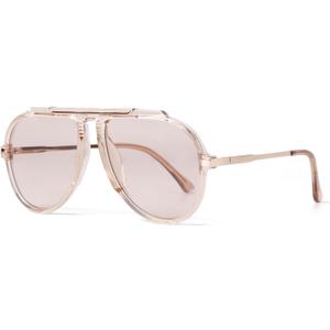 ADE WU Oversized Aviator Sunglasses for Women Men 2026 70s Retro Tangle Free Square Aviators Sunnies