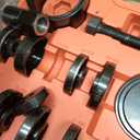 VEVOR Wheel Bearing Press Kit, 23 pcs FWD Bearing Puller Tools, for Front Wheel Drive Bearing Removal and Installation, Wheel Bearing Tool with Sliding Screws, Bushings, Sleeve Plates, Storage Case