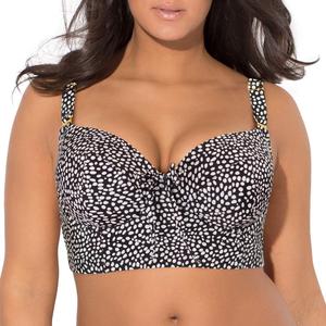 Smart & Sexy Women's Swimwear Underwire Bikini Top  Lightly Lined for Comfort and Shape (38DDD, Fresh Water Pearl)