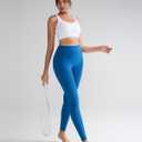 RUNNING GIRL High Waisted Leggings for Women, Seamless Full Length Buttery Soft Yoga Pants for Women, No Front Seam (M)