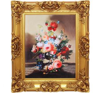 16x20 Gold Vintage Picture Frame with Oil Painting
Plastic Material, Vintage Wall Decor, Gallery Collage, Shatterproof Tempered Glass, Ready to Hang