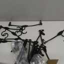 Plastic Bra Hangers with Clips for Delicates, Black