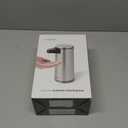 AIKE SensePro Automatic Soap Dispenser Type-C Rechargeable, Brushed Stainless Steel Finish 12.8 fl.oz. for Liquid Soap