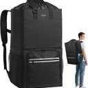 Vorspack Laundry Bag Backpack - 125L Extra Large Laundry Bags with Shoulder Straps Heavy-duty 2 in 1 Laundry Hamper Basket for College Dorm Camp Laundromat Room Essentials - Black