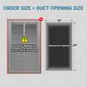 Return Air Filter Grille Vent Cover for 14 x 24 Inch Duct Opening