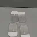 4 Pcs Clear Spray Bottles, Cardcase-like Plastic Perfume Spray Bottles Refillable Fine Mist Spray Bottle Portable Moisturizing Sprayer Box Empty Travel Bottle for Makeup Cosmetic Essential Oil 50ML Cap