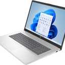 HP 17.3 inch 1920 x 1080 (Full HD) Laptop | AMD Ryzen 5 7430U(Beat i7-1255U) | AMD Radeon Graphics | HDMI|Silver| 16GB RAM | 512GB SSD | Windows 11 S | Bundle with 64GB USB Flash Drive