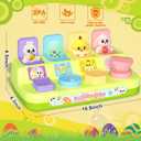 Letapapa Interactive Pop Up Toys for Toddlers, Toddler Easter Toys Easter Basket Stuffers, Montessori Cause and Effect Toy Gifts for Baby Early Learning, Baby Toys for Boys Girls Age18 Months+