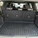 Cargo Liner Fits for Ford Expedition Max/Lincoln Navigator L 2018-2024, All Weather Back Seat Cover Trunk Cargo Mat for Expedition Accessories (Backrest Mat+Trunk Mat)(Only for Max & L)