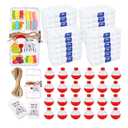 Draupnir 30 Sets Fishing Party Favors Candy Tackle Boxes with 30 Fishing Bobber 30 Thank You Cards for Fishing Theme Decorations
50+ bought in past month