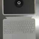 HOU iPad Keyboard 10th Generation 2022, Magnetic Stand, Multi-Touch Trackpad, Case with 7 Colors Backlit Bluetooth Keyboard for iPad 10th Generation 2022, Spanish Ñ, QWERTY, White