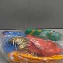 Jetec 4 Pcs 32 Inch Giant Inflatable Christmas Ball Large Xmas Inflatable Ornaments PVC Outdoor Holiday Blow Ball Outside Yard Lawn Porch Decorations(Cute Color, Religious)