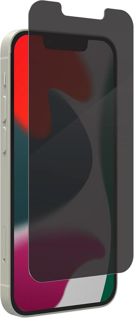 ZAGG InvisibleShield Glass Elite Privacy 360-4-way Privacy Screen Protector - Made for Apple iPhone 13 mini  5X Impact Protection
