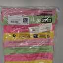 Saodimallsu Womens Striped Short Sleeve Tops Summer Casual Color Block Crew Neck Lightweight Loose Knit Shirts (Small, Pink)