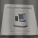 3 IN 1 Electric Makeup Brush Cleaner,Automatic Makeup Brush Cleaner with Makeup Brush Dryer,Portable USB Deep Cleaning for All Size Beauty Makeup Brush Set,Blush Brush,Sponges (White)