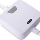 Eddie Bauer | Smart Heated Electric Throw Blanket - Reversible Sherpa - Hands Free Control - Wi-Fi Only (2.4GHz) - Compatible with Alexa, Google, iOS, Android - Fair Isle Silver