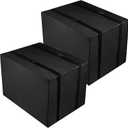 2 Pack Window AC Cover Winter Insulated Air Conditioner Cover for Outside Units Waterproof Snowproof 600D Oxford Protection AC Unit for Outside with Adjustable Straps, 21" W x 16" D x 15" H