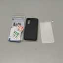 LeYi Compatible for Galaxy A13 5G Phone Case: Tempered Glass Screen Protector, Heavy Duty 3 in 1 Rugged Cover, Military Grade Shockproof Cell Phone Android Funda para Galaxy A 13 5G, Black