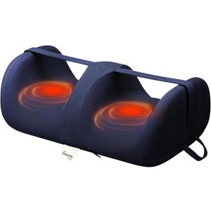 TISSCARE Foot Massager with Heat, Shiatsu Foot Massager for Plantar Fasciitis, Foot and Calf Massager with Massage Roller, Deep Kneading, Pain Relief, Gift for Women and Man (Small)