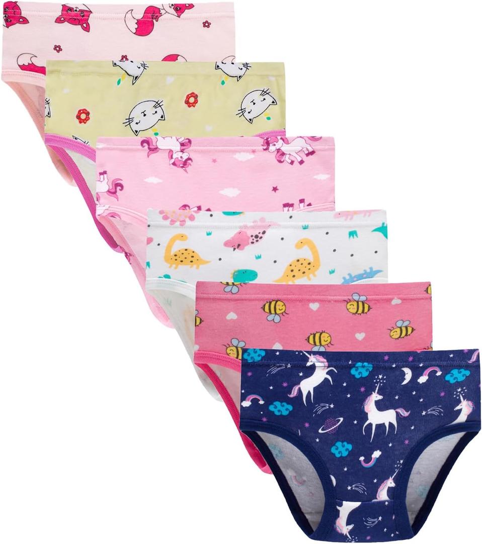 Boboking Comfty Underwear Little Girls'Briefs Undies Girls Panties, 3Y