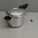 IMUSA 7 Quart Stovetop Aluminum Presure Cooker with safety valves for risk-free opening