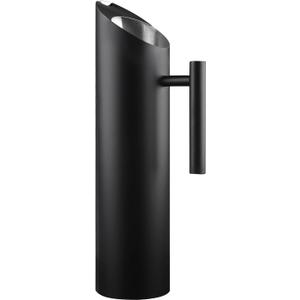 Stainless Steel Water Pitcher Black Metal Pitcher with Ice Guard Cold Drinking Carafe Jug for Juice, Beer, Milk, Ice Tea or Other Beverage by MUGLIO (70oz)