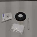 1/2" Thick Spacer for Tub Spout, Flange Trim Ring for Bath Faucet, Eschutcheon Cover Plate for Spigot with Split PVC Blocking Water, Shower Pipe Remodeling Sealer (304SUS-Matte Black)