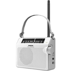 Sangean PR-D6WH AM/FM Compact Analog Portable Radio (White) Sangean PR-D6WH AM/FM Compact Analog Portable Radio (White)
