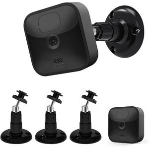 Blink Outdoor Camera Mount, 360 Degree Adjustable Indoor/Outdoor Wall Mount Bracket for Blink Home Security System Black 3 Pack