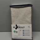 100% Blackout Shield Linen Blackout Curtains for Bedroom 96 Inches Long, Back Tab/Rod Pocket Living Room Drapes, Thermal Insulated Blackout Curtains 2 Panels Set, 50" W x 96" L, Oatmeal