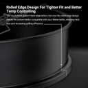 onlyfire Universal High-Temp Resistance Black Coated Steel Charcoal Kettle Rotisserie Ring Kit for Weber 2290 and Other Models