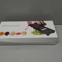 Mandoline Slicer Vegetable Chopper, Fruit Slicer, Cheese Grater & Potato Cutter with 6 Blades, Easy Kitchen Tool, White