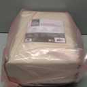 True North by Sleep Philosophy Cozy Flannel Warm 100% Cotton Sheet - Novelty Print Animals Stars Cute Ultra Soft Cold Weather Bedding Set, Queen, Ivory Solid 4 Piece