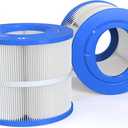 ROYOR Wellspring 1000282 Bullfrog Filter  Spa Filter Replacement Cartridge Compatible with Bullfrog SPA Filter, Spa Hot Tub Filter Replacement for Pleatco PBF40, 2 Packs