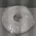 Cunno 2 Pieces PU Ceiling Medallion Decorative Ceiling Fan Medallion Round Home Lighting for Light Fixtures Chandeliers, 12" od x 3.5" ID(White)