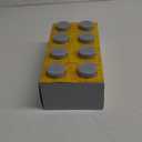 ROOM Copenhagen Lego Storage Brick 8 Desk Drawer, 8-Stud Stackable Tabletop Storage Box, 12.4 x 6.2 x 4.4 in, Stone Grey