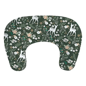 Little Grape Land Nursing Pillow for Infants, Breastfeeding Pillows, Baby Pillow for Nursing, Bottle Feeding with Machine Washable Cover & Breathable Filling 
- Green Sage Leaf