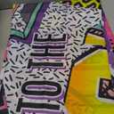 Mocsicka 7x5ft Back to The 90's Backdro 90s Theme Birthday Party Decorations Background House Party The 90's Hip Hop Sign Party Decorations 80's Party Supplies