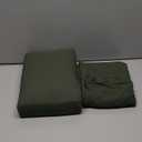 Bedsure Olive Green Oversized Queen Duvet Cover - 3 Pieces Prewashed Extra Soft Bedding Set, Includes 1 Duvet Cover 98x98 Inches with Zipper Closure & 2 Pillow Shams, Comforter Not Included