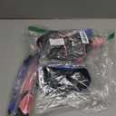 Snorkeling Gear for Adults, JRing Snorkel Mask Set with 180 Degree Tempered Glass Anti Fog Goggles Scuba Dry Top Snorkel for Swimming, Scuba Diving Mask for Men Women (Blue+Pink)