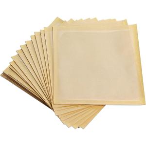 100 Pcs Bakery Bags with Window, 7.1 x 7.5 Inches Paper Sandwich & Donut Bags for Treat, Snack & Cookie Packaging (Brown)