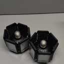 LED Garage Lights Bulb 2 Pack 180W 18000LM 6500K Led Shop Light with 6 Plus 1 Deformable Panels Basement Barn Ceiling Lights for E26/E27