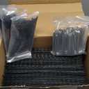 Zubebe 5 Sets Pack Small Wire Plant Protectors 12 x12 inches Square Plant Protectors from Animals Garden Plant Protector with Ground Stakes and Nylon Ties