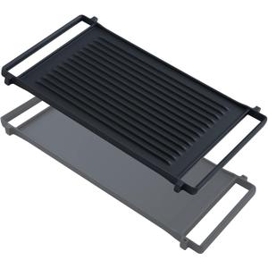 WB31X24998 WB31X24738 Griddle Replacement Parts for GE Stove Top Parts JXGRILL1 General Electric Gas Range Reversible Cast Iron Center Griddle Plate Flat Top Pan 1 Pack