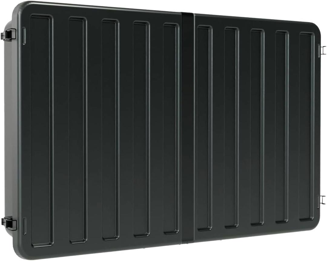 Storm Shell Outdoor TV Hard Cover Weatherproof Protection for Television - Mounts Right on The Wall - TV Wall Mounting Bracket Included (45-55 inch), Black