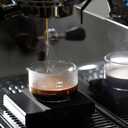 Mini Coffee Scale with Timer, 2kg/0.1g Precision Digital Espresso Scale with Waterproof Silicone Mat for Pour Over, Coffee Bean Weight, Kitchen (Black, ABS)