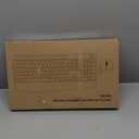 Wireless Keyboard and Mouse Combo, 2.4G Full Size Silent Ergonomic Keyboard with Wrist Rest, Phone Holder, 3 DPI Adjustable Ergonomic Quiet Mouse for Windows, Mac OS Desktop/Laptop/PC(Black)