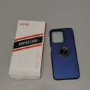 JAME for Motorola Moto G 2025/2026 Case, Moto G Play 2026 Case with Screen Protector, Dual Layer Military Grade Shockproof Cover with Ring Holder Stand Kickstand Protective Phone Cover, Blue